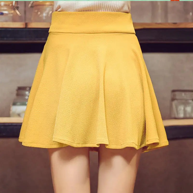 Korean Sun Dress with Lined Pleated Skirts