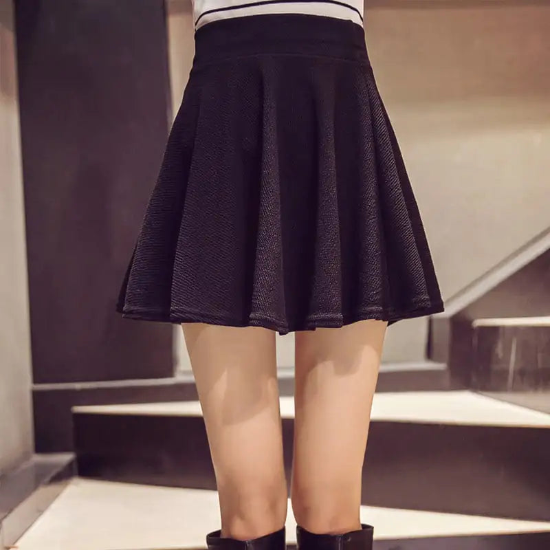 Korean Sun Dress with Lined Pleated Skirts