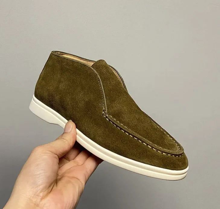 Suede Retro Loafers