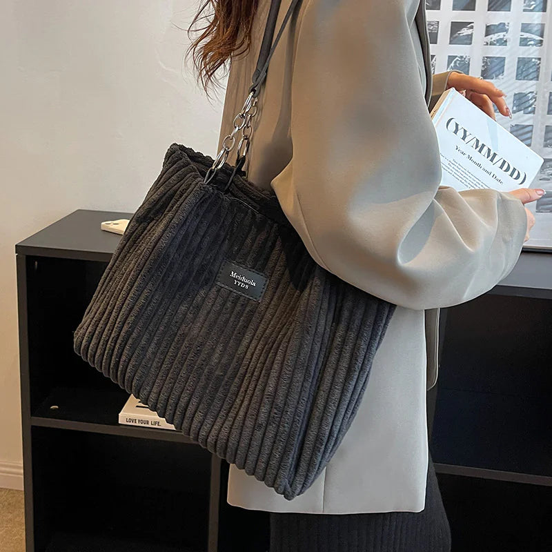 Retro Large Capacity Shoulder Bag