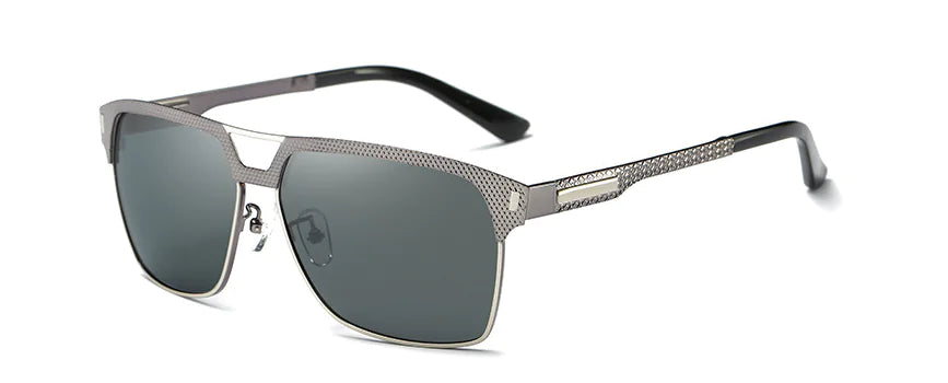 Retro Polarized Sunglasses for Men with Spring Legs