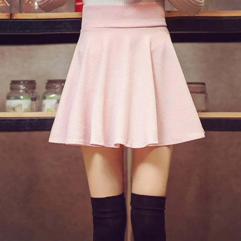Korean Sun Dress with Lined Pleated Skirts