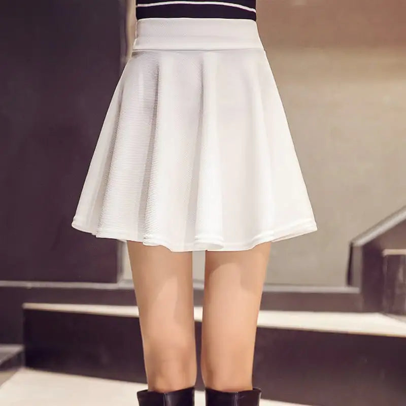 Korean Sun Dress with Lined Pleated Skirts