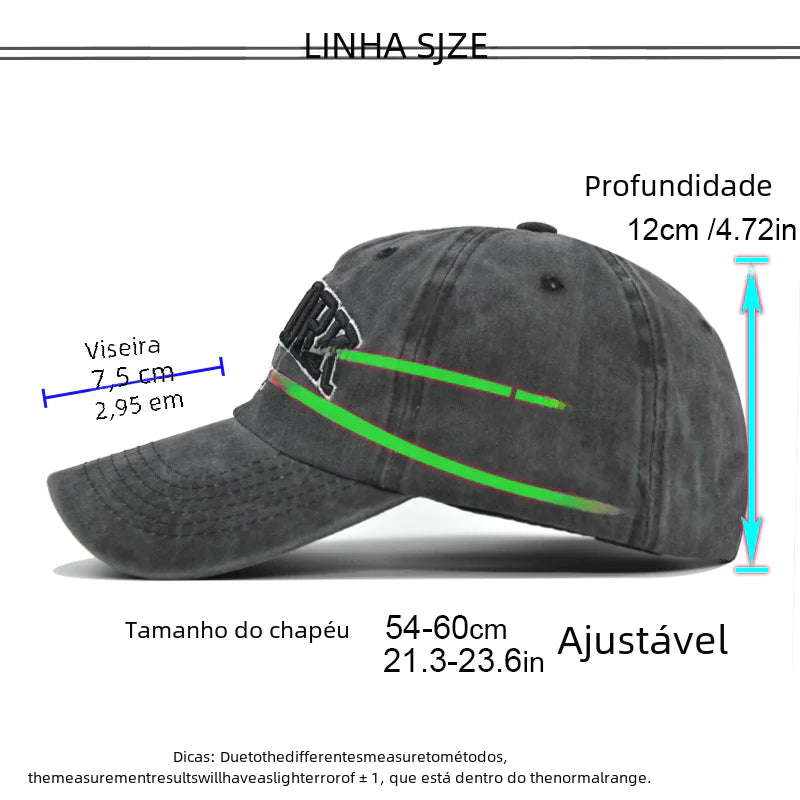 New York Embroidered Cotton Baseball Cap