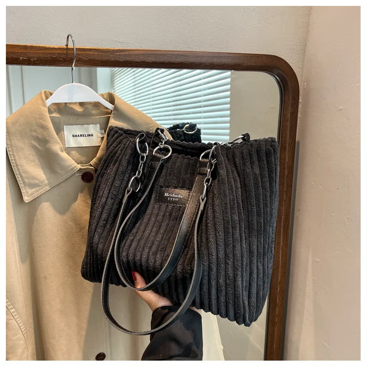 Retro Large Capacity Shoulder Bag