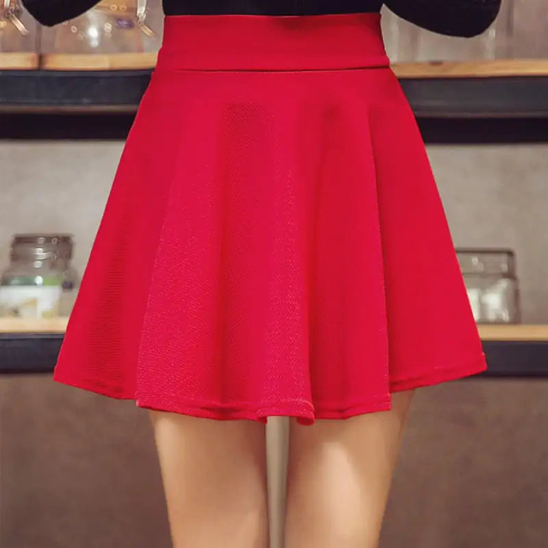 Korean Sun Dress with Lined Pleated Skirts