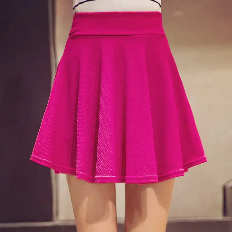 Korean Sun Dress with Lined Pleated Skirts