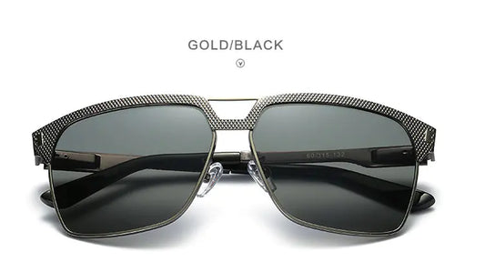 Retro Polarized Sunglasses for Men with Spring Legs