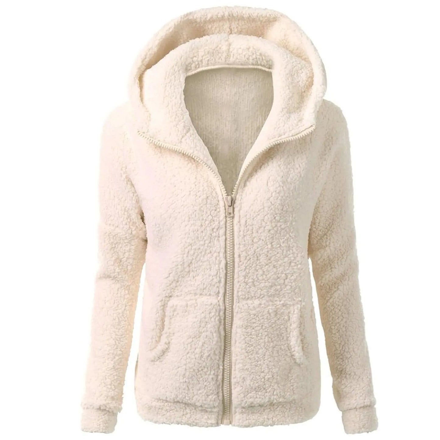 Tatumaie Zip Up Hoodies for Womens Winter Lightweight Fleece Lined Coats Comfy Warm Plus Size Sherpa Jackets with Pockets